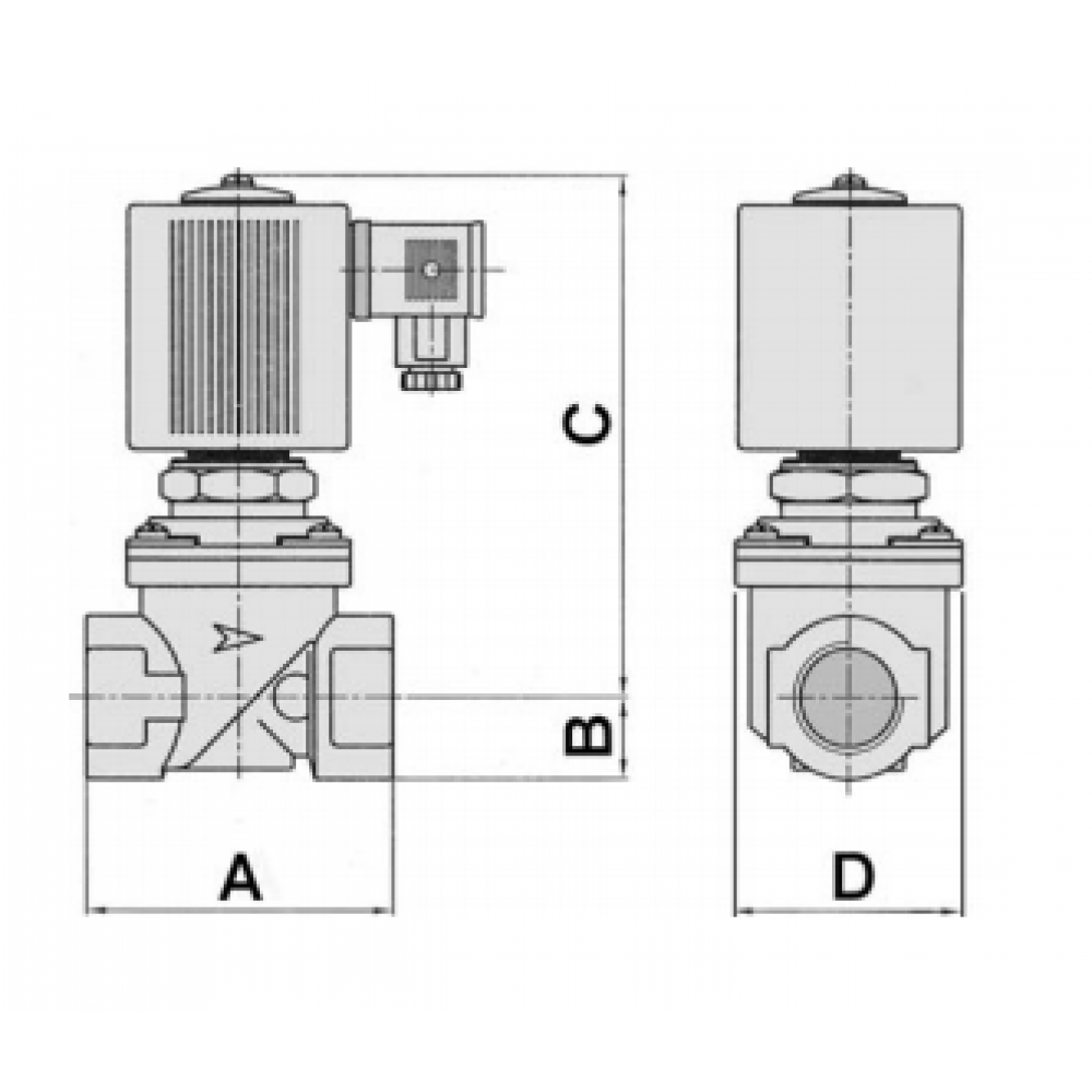 Электромагнитный клапан для дизельного топлива и мазута Giuliani Anello SV25