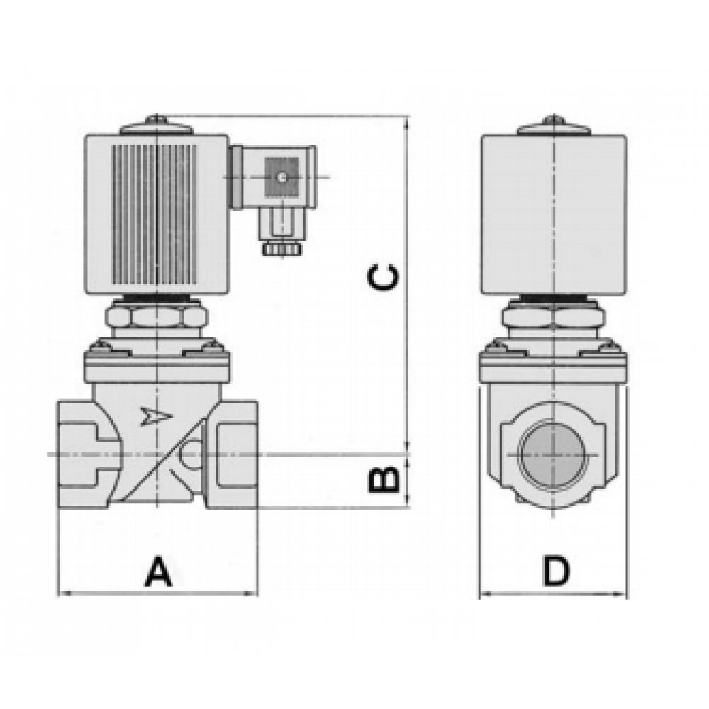 Электромагнитный клапан для дизельного топлива и мазута Giuliani Anello SV20
