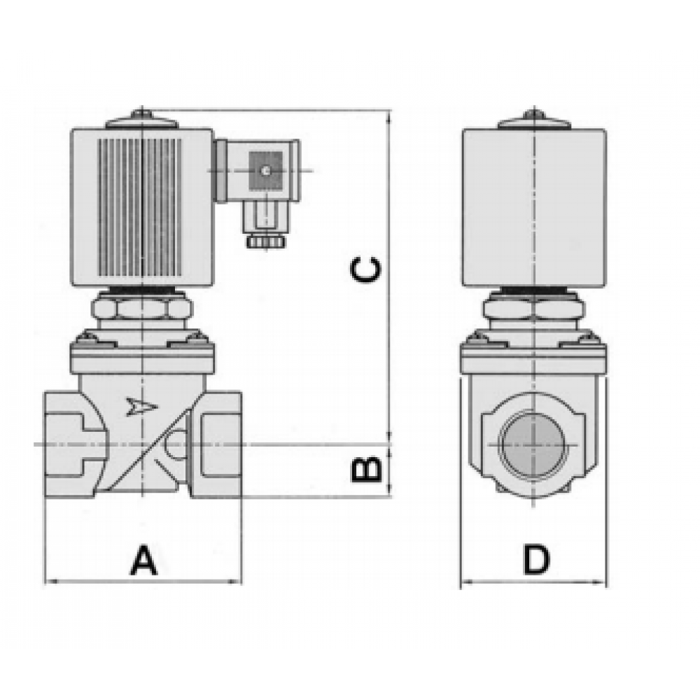 Электромагнитный клапан для дизельного топлива и мазута Giuliani Anello SV32