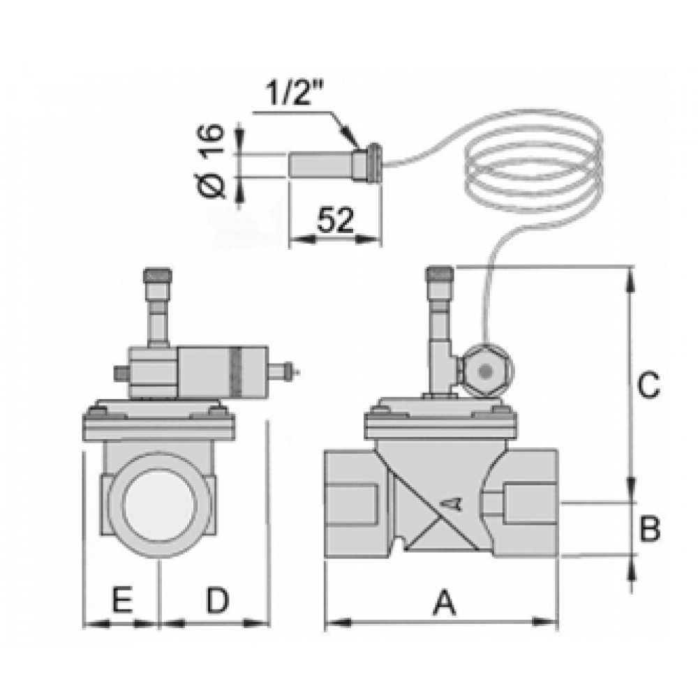 Отсечной клапан подачи топлива Giuliani Anello VIC/A34