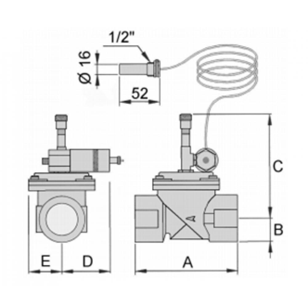 Отсечной клапан подачи топлива Giuliani Anello VIC/A100