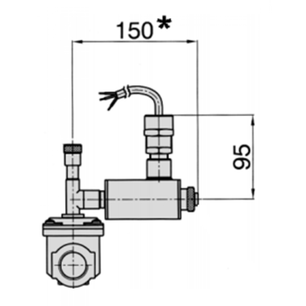 Электромагнитный клапан со взрывозащищенной катушкой нормально закрытый Giuliani Anello EV20/6BEEXD