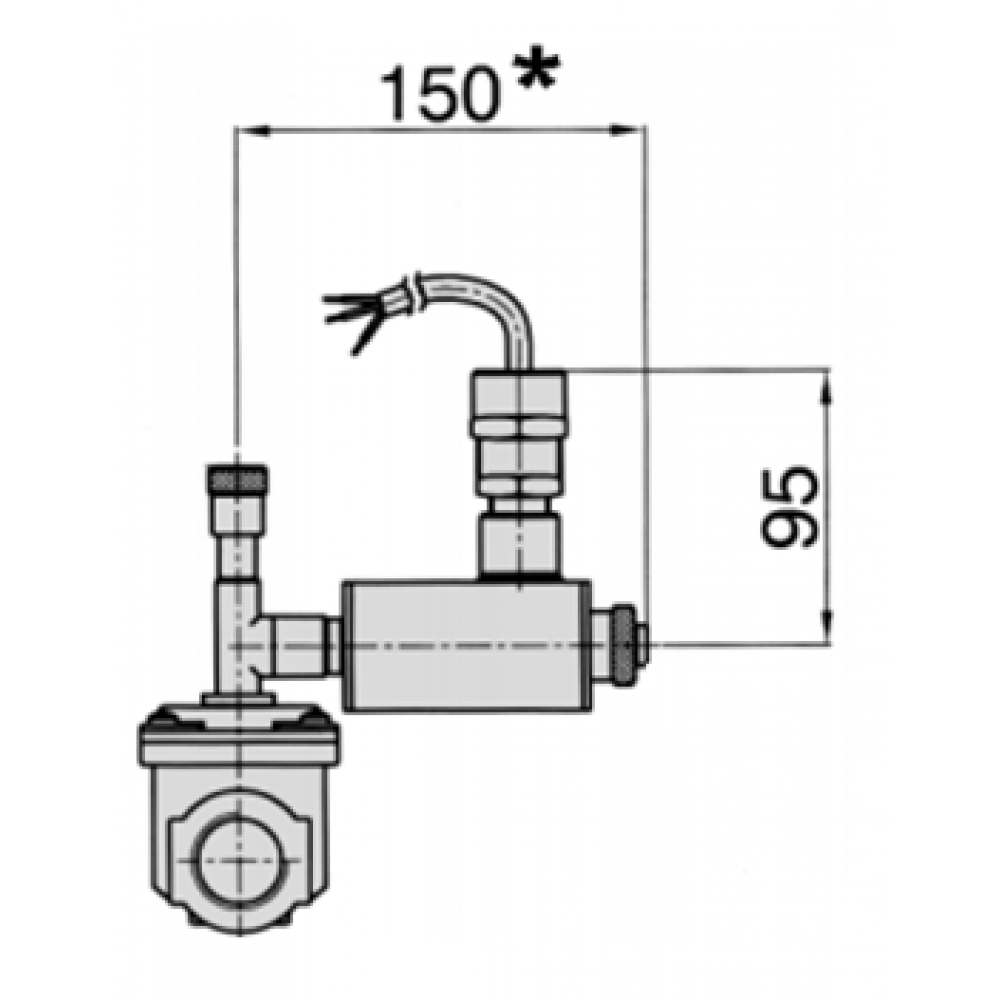 Электромагнитный клапан со взрывозащищенной катушкой нормально закрытый Giuliani Anello EV50/6BEEXD