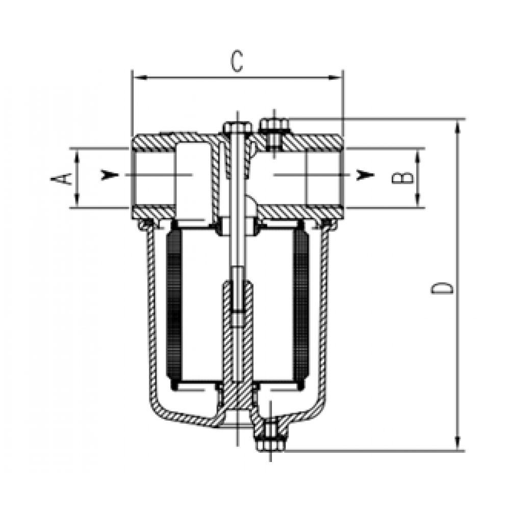 Стандартный жидкотопливный фильтр Giuliani Anello 70207/0015AP