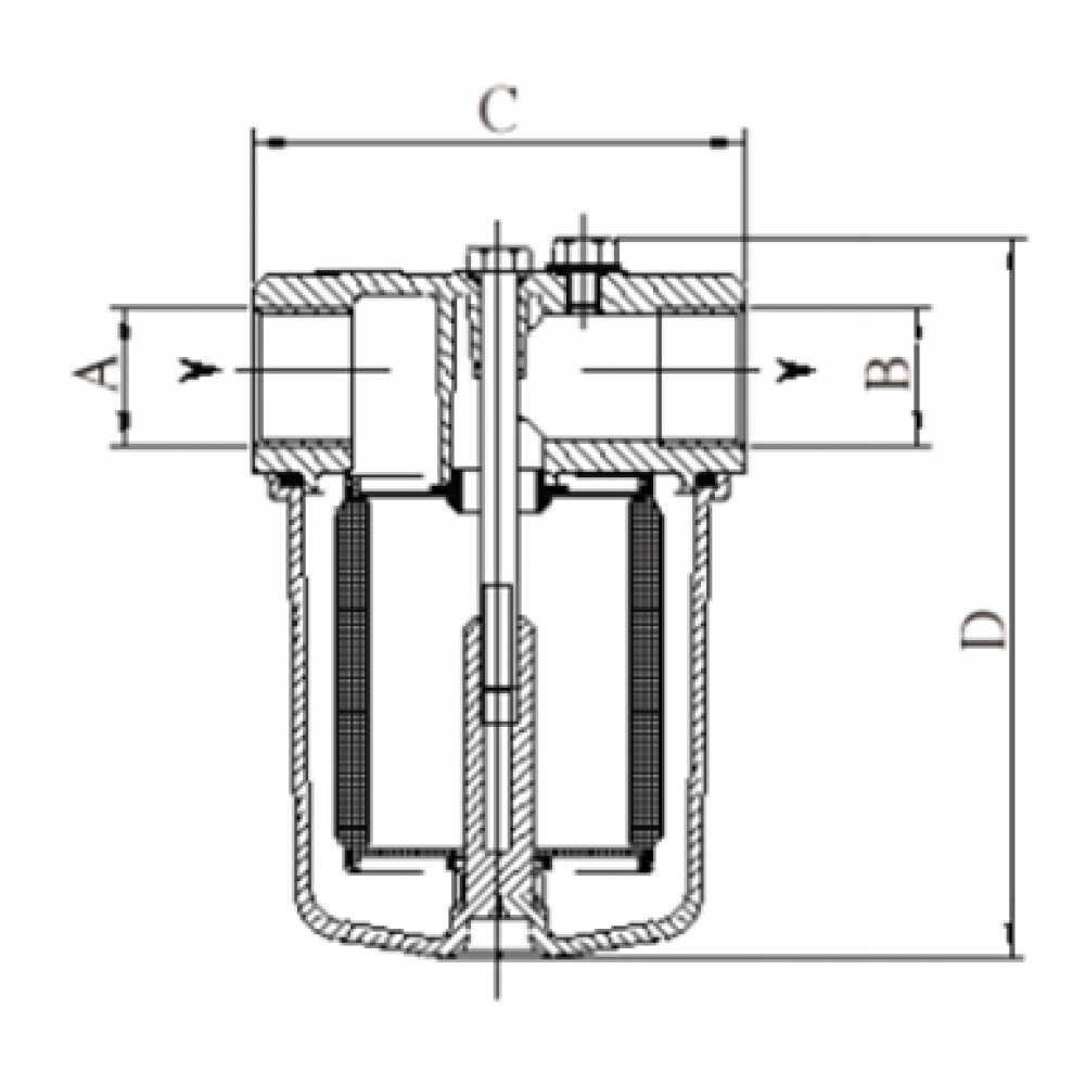 Стандартный жидкотопливный фильтр Giuliani Anello 70312/0015AP