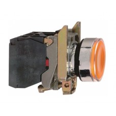 Кнопка Schneider Electric Harmony 22 мм, 120В, IP66, Оранжевый