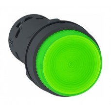 Кнопка Schneider Electric Harmony 22 мм, 230В, IP54, Зеленый