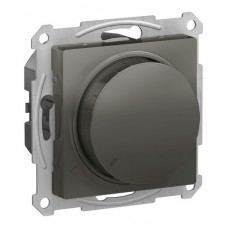 Светорегулятор поворотно-нажимной Schneider Electric ATLASDESIGN, 315 Вт, для LED 7-157 Вт/ВА, сталь