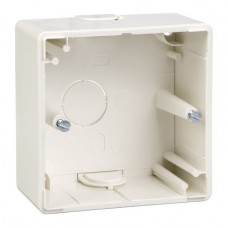 Коробка для наружного монтажа Schneider Electric х1 белый Merten