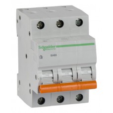 Автоматический выключатель Schneider Electric Домовой 3P 6А (C) 4.5кА
