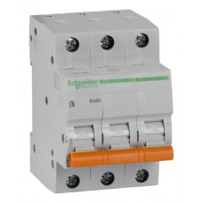 Автоматический выключатель Schneider Electric Домовой 3P 16А (C) 4.5кА