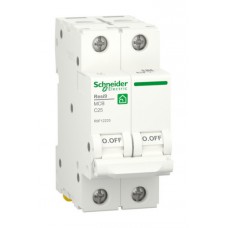 Автоматический выключатель Schneider Electric Resi9 2P 25А (C) 6кА