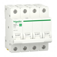 Автоматический выключатель Schneider Electric Resi9 4P 10А (C) 6кА