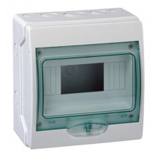 Распределительный шкаф Schneider Electric KAEDRA, 12 мод., IP65, навесной, пластик, зеленая дверь
