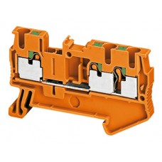 Клеммник втычной проходной Schneider Electric Linergy TR 2,5 мм², оранжевый