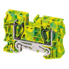 Пружинная клемма для заземления Schneider Electric TERMINAL 16 мм², желто-зеленый