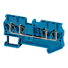 Клеммник пружинный проходной Schneider Electric Linergy TR 2,5 мм², синий
