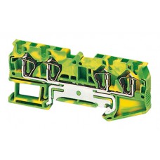 Пружинная клемма для заземления Schneider Electric TERMINAL 4 мм², желто-зеленый