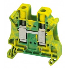 Клемма для заземления с винтовым зажимом Schneider Electric TERMINAL 10 мм², желто-зеленый