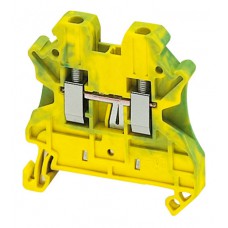 Клемма для заземления с винтовым зажимом Schneider Electric TERMINAL 2,5 мм², желто-зеленый