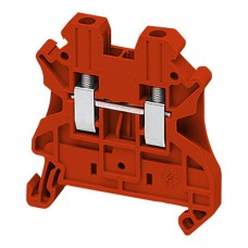 Клеммник винтовой проходной Schneider Electric Linergy TR 2,5 мм², красный