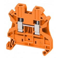 Клеммник винтовой проходной Schneider Electric Linergy TR 4 мм², оранжевый