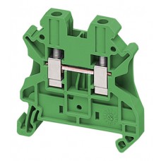 Клеммник винтовой проходной Schneider Electric Linergy TR 4 мм², зеленый