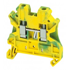 Клемма для заземления с винтовым зажимом Schneider Electric TERMINAL 4 мм², желто-зеленый