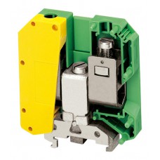 Клемма для заземления с винтовым зажимом Schneider Electric TERMINAL 50 мм², желто-зеленый